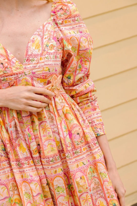 Papaya Midi Dress