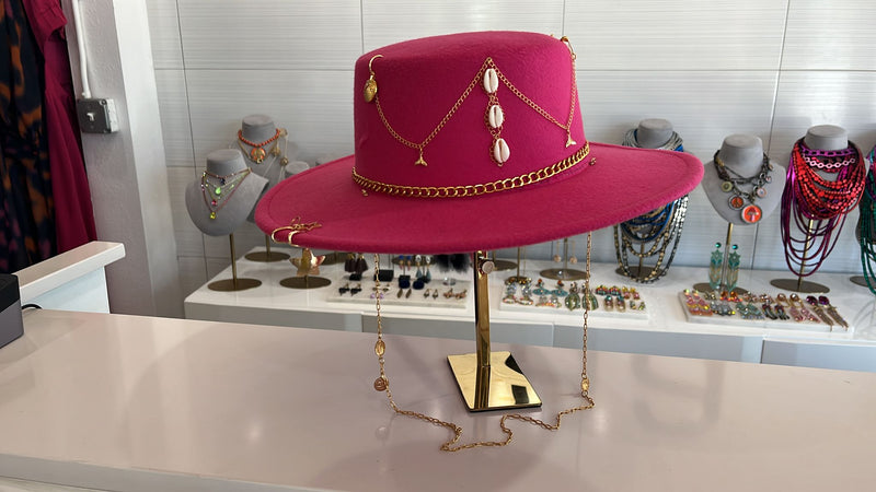 Embellished Handmade Hat
