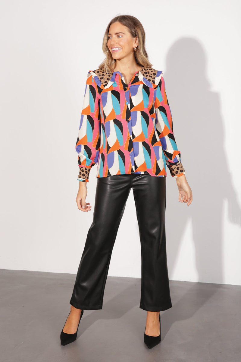 Abstract Puglia Blouse