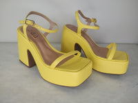 Yellow Platform Heels